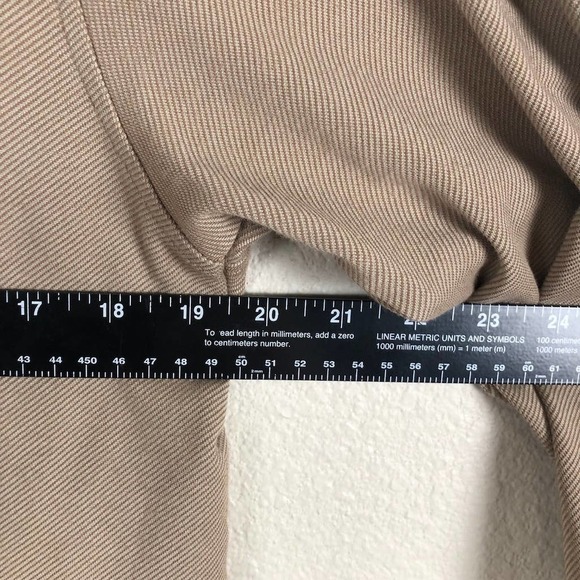 steve & Barrys Shirt Beige Textured Button Up Comfort Soft Size Large - Picture 7 of 11